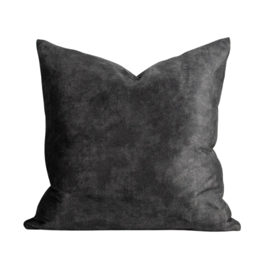 Aster Cushion Feather Filled -  Charcoal